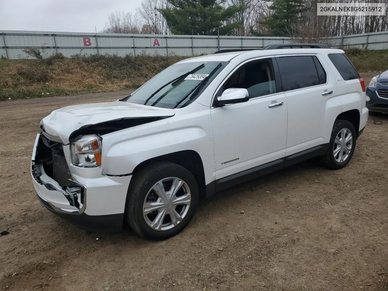 2016 GMC Terrain Sle VIN: 2GKALNEK8G6215912 Lot: 78429394