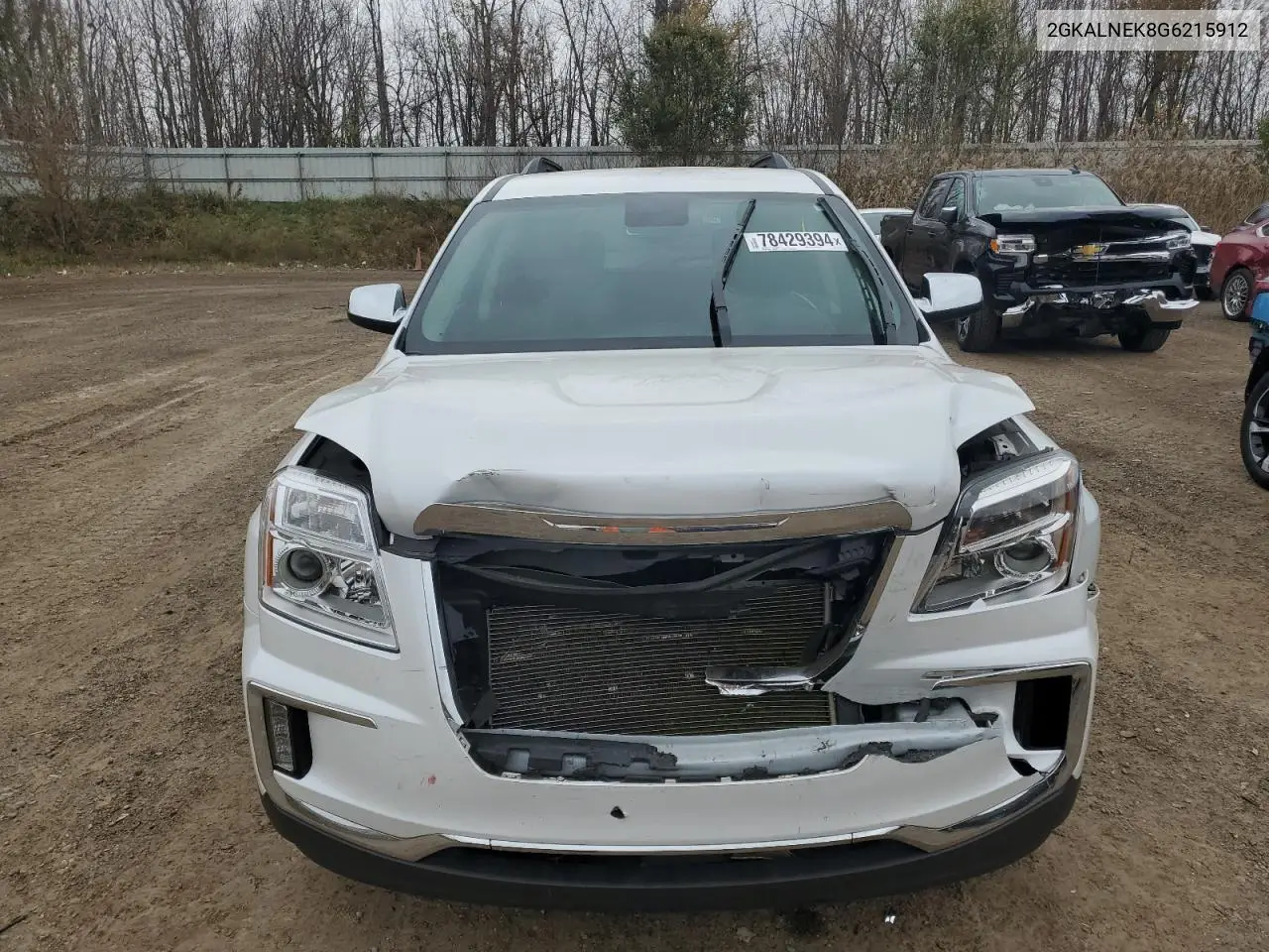 2016 GMC Terrain Sle VIN: 2GKALNEK8G6215912 Lot: 78429394