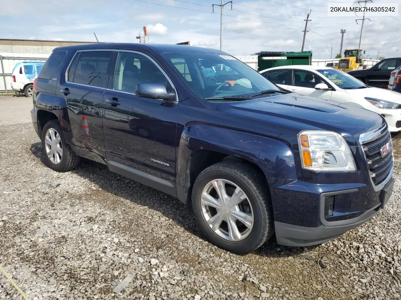 2017 GMC Terrain Sle VIN: 2GKALMEK7H6305242 Lot: 56025495
