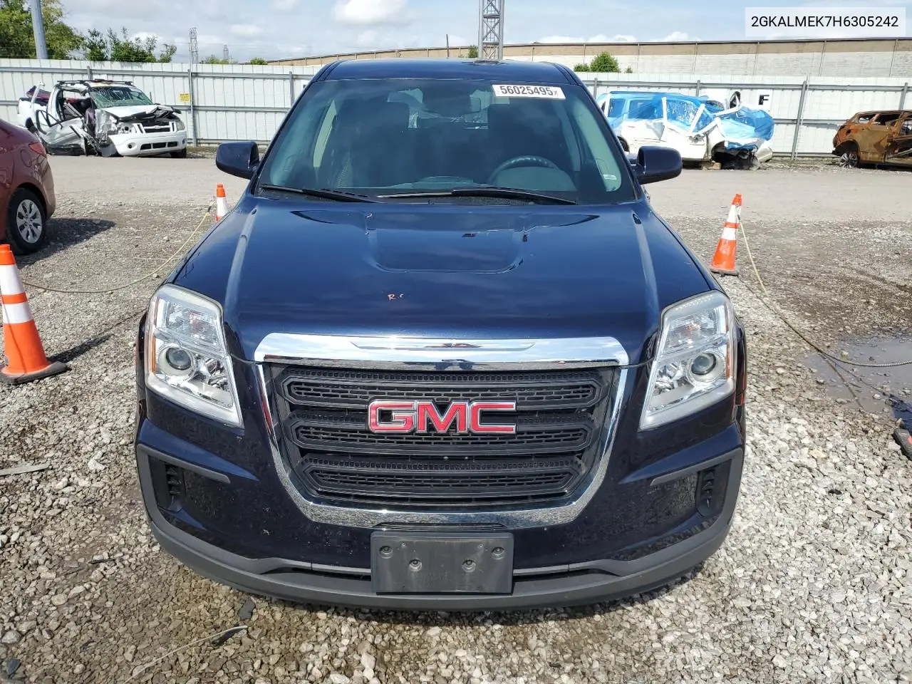 2017 GMC Terrain Sle VIN: 2GKALMEK7H6305242 Lot: 56025495