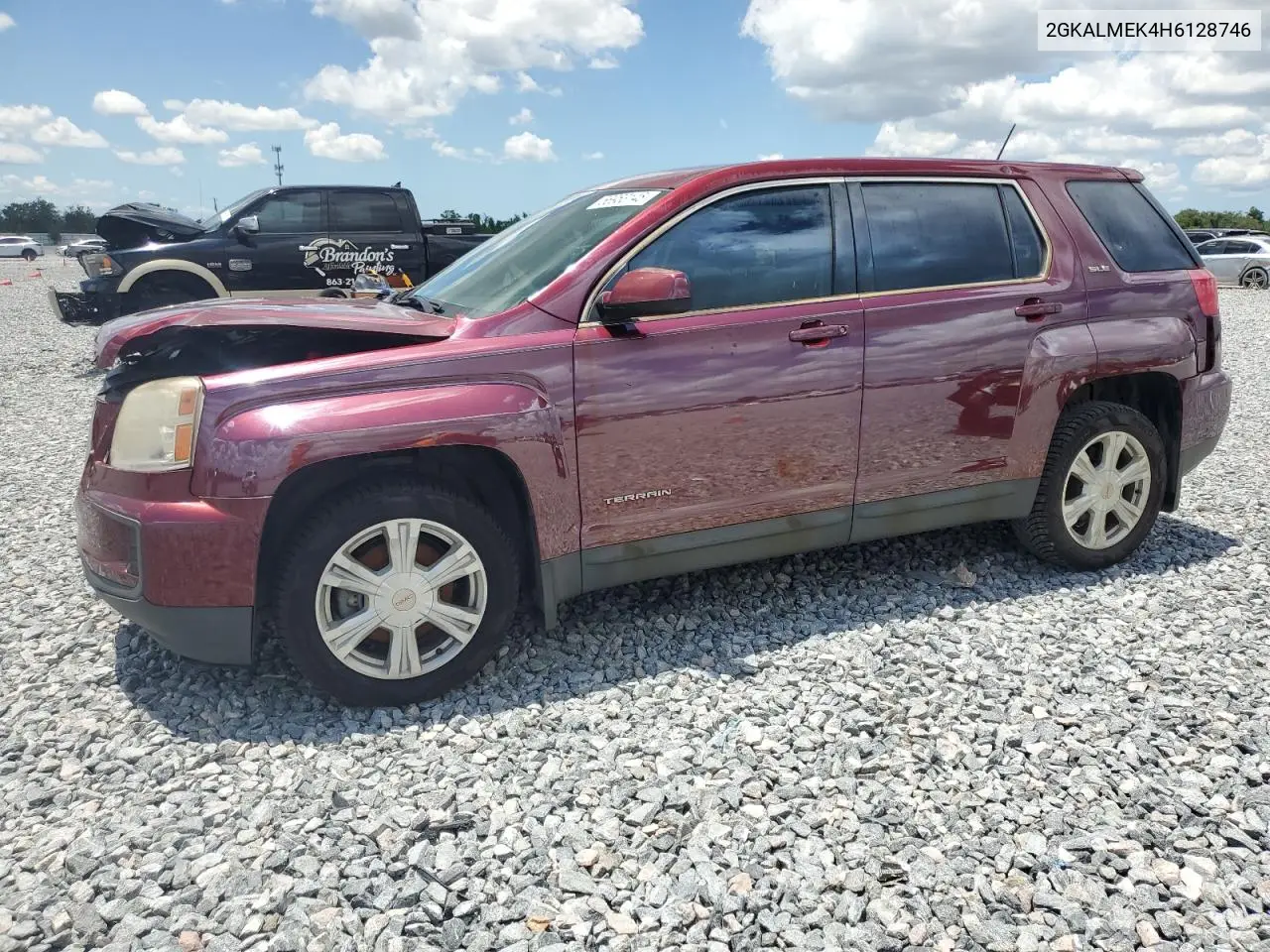 2017 GMC Terrain Sle VIN: 2GKALMEK4H6128746 Lot: 56953145