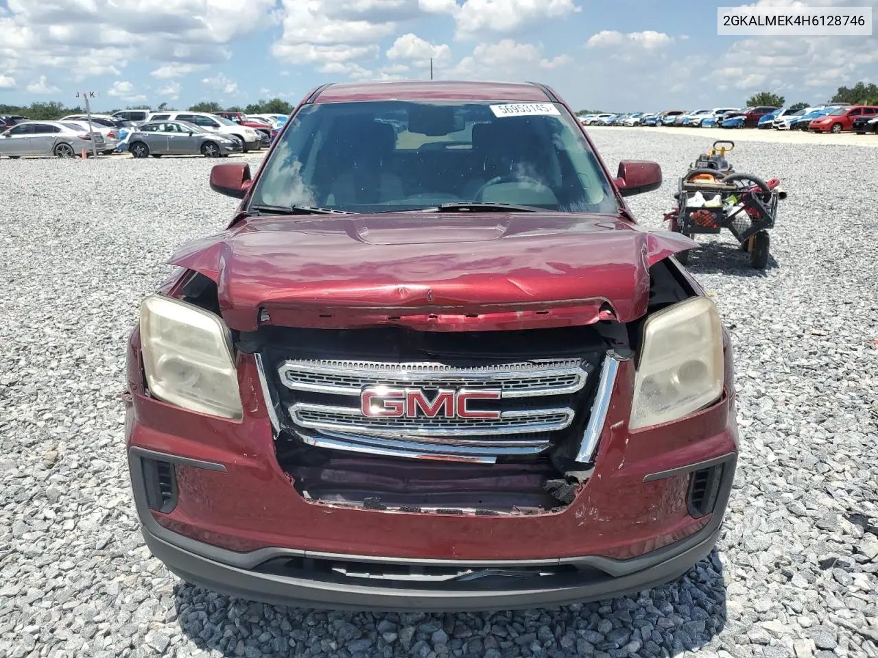 2017 GMC Terrain Sle VIN: 2GKALMEK4H6128746 Lot: 56953145