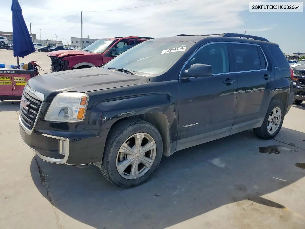 2017 GMC Terrain Sle VIN: 2GKFLTEK3H6332664 Lot: 56990125