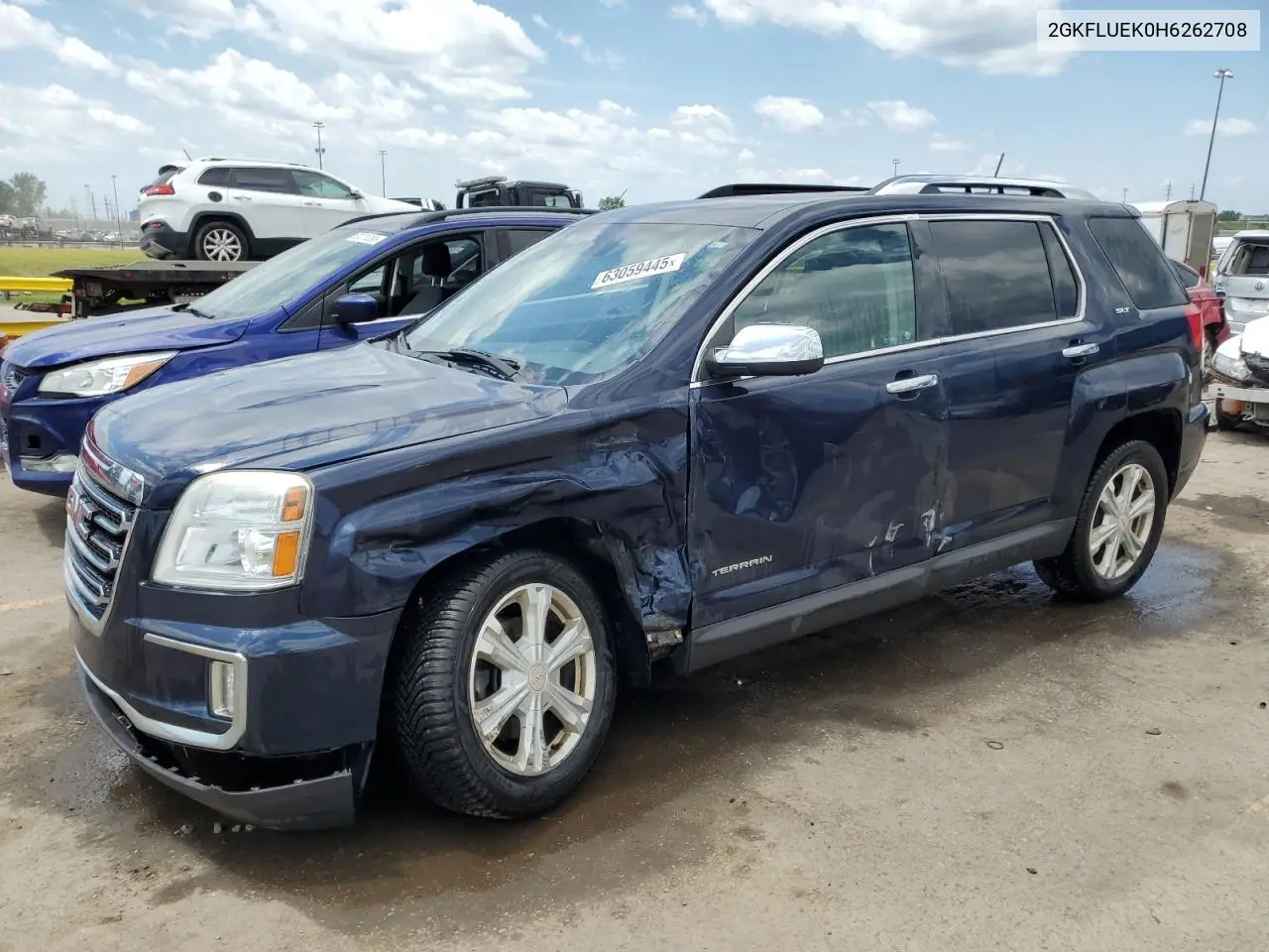 2017 GMC Terrain Slt VIN: 2GKFLUEK0H6262708 Lot: 63059445