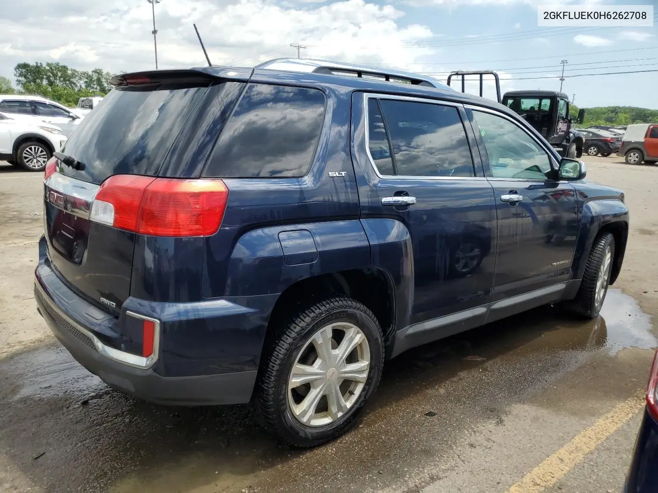 2017 GMC Terrain Slt VIN: 2GKFLUEK0H6262708 Lot: 63059445