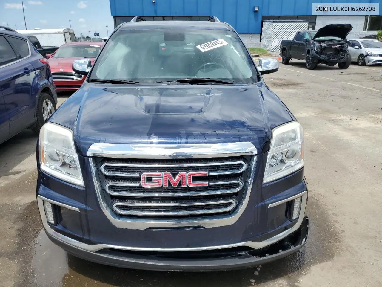 2017 GMC Terrain Slt VIN: 2GKFLUEK0H6262708 Lot: 63059445