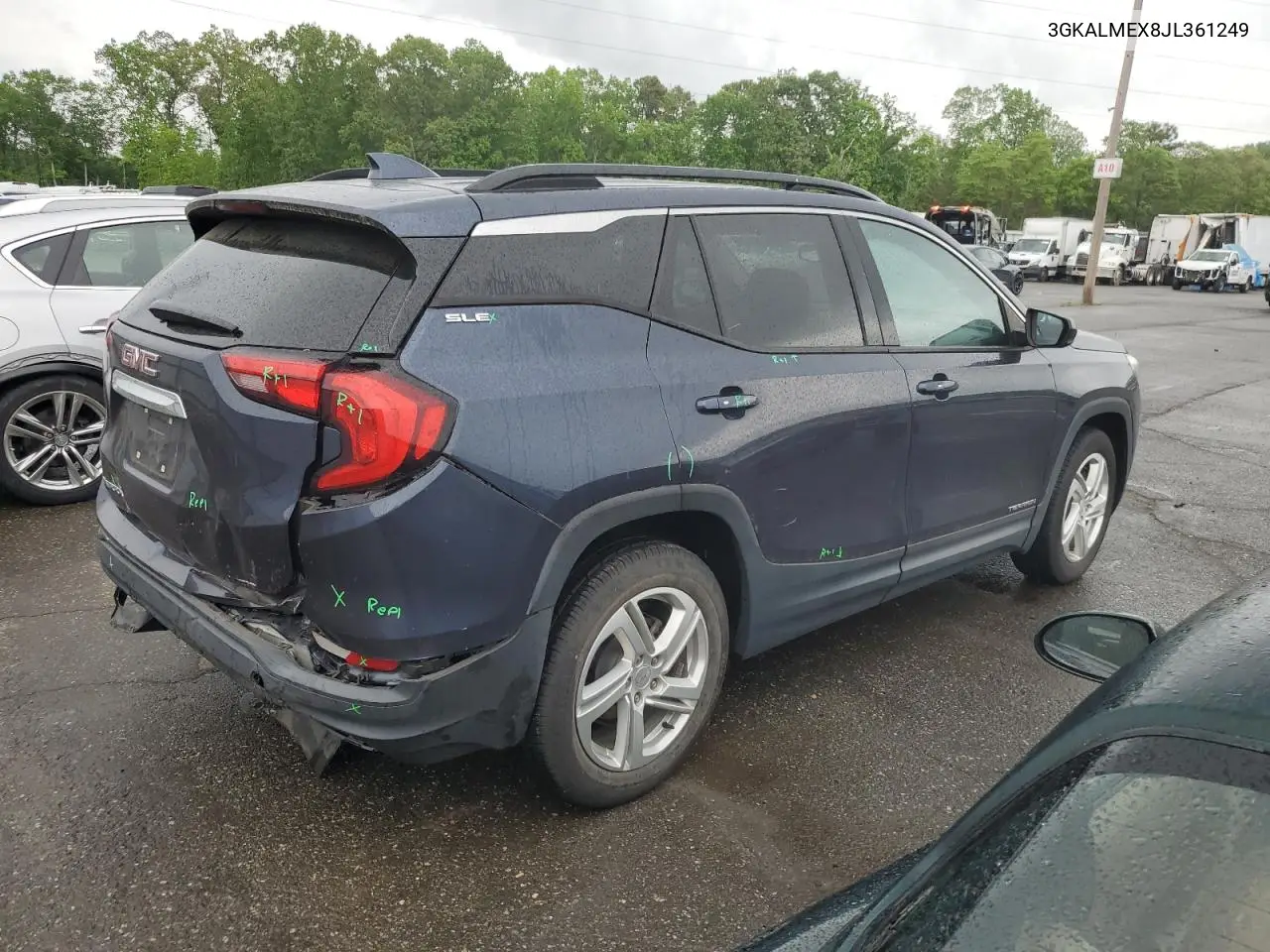 2018 GMC Terrain Sle VIN: 3GKALMEX8JL361249 Lot: 56698425
