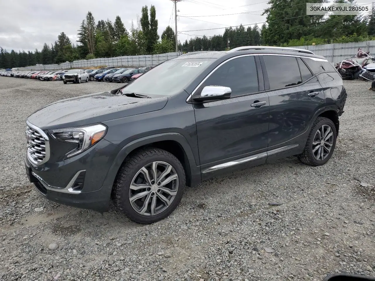2018 GMC Terrain Denali VIN: 3GKALXEX9JL280505 Lot: 61626355