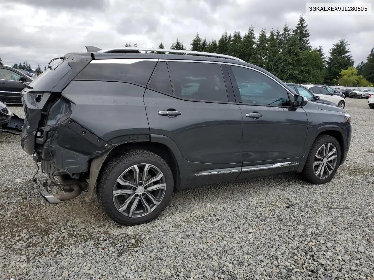 2018 GMC Terrain Denali VIN: 3GKALXEX9JL280505 Lot: 61626355