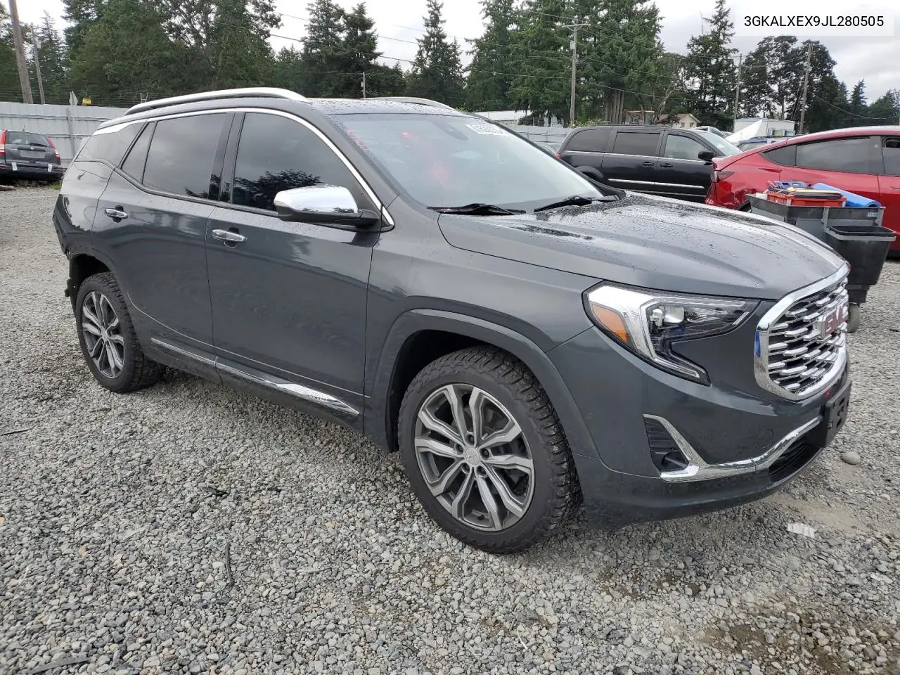 2018 GMC Terrain Denali VIN: 3GKALXEX9JL280505 Lot: 61626355