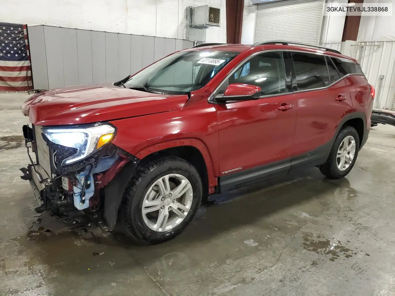 2018 GMC Terrain Sle VIN: 3GKALTEV8JL338868 Lot: 63110895