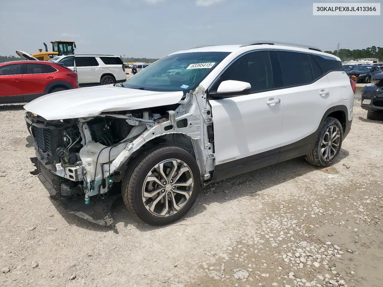 2018 GMC Terrain Slt VIN: 3GKALPEX8JL413366 Lot: 63395415