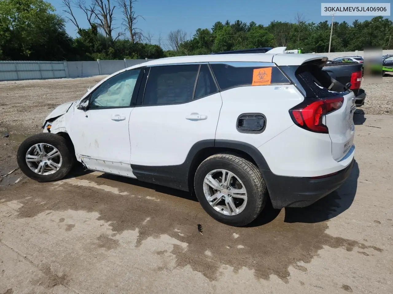 2018 GMC Terrain Sle VIN: 3GKALMEV5JL406906 Lot: 63476615