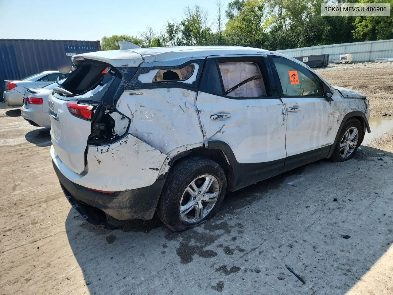 2018 GMC Terrain Sle VIN: 3GKALMEV5JL406906 Lot: 63476615