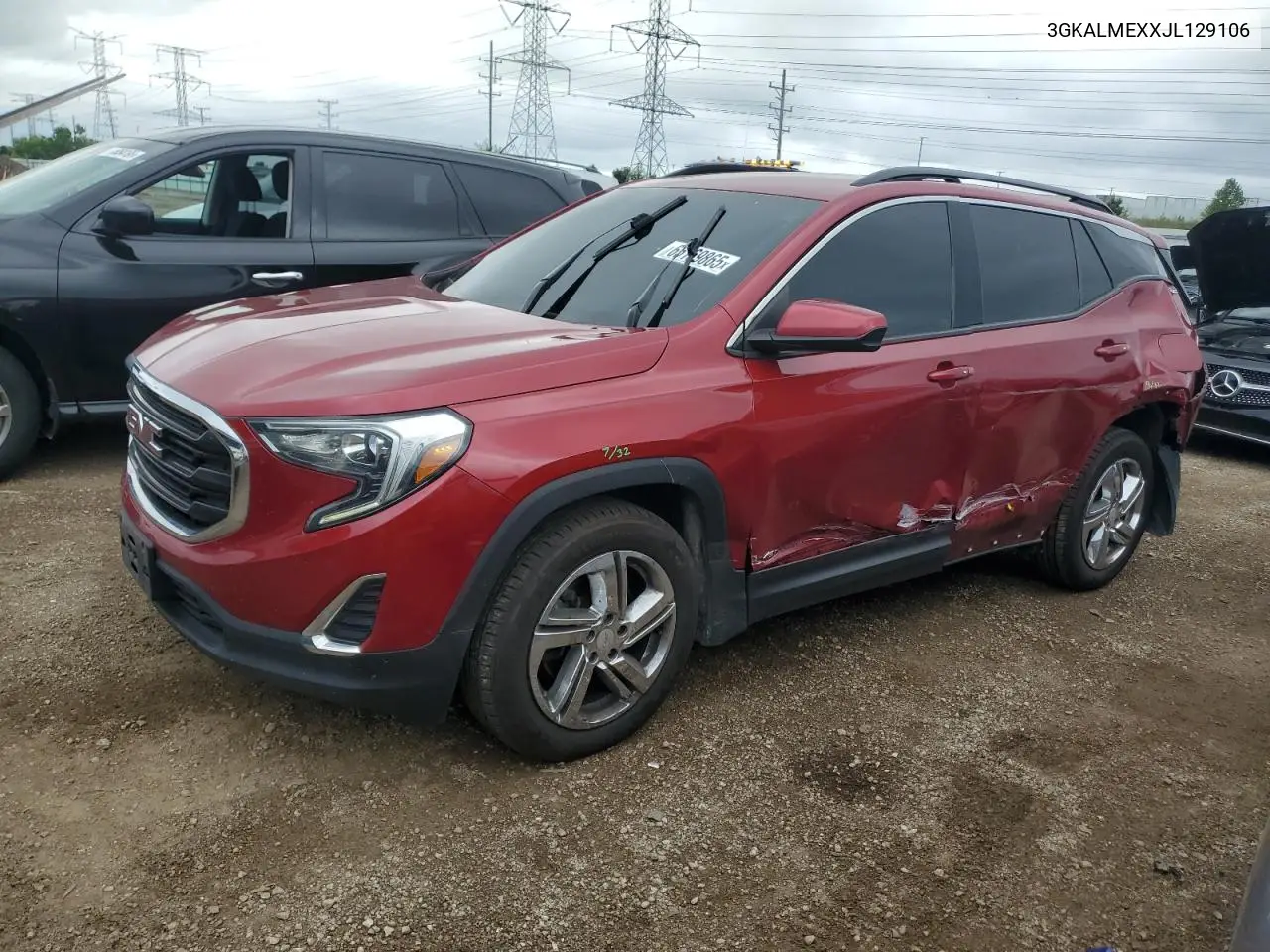 2018 GMC Terrain Sle VIN: 3GKALMEXXJL129106 Lot: 65169865