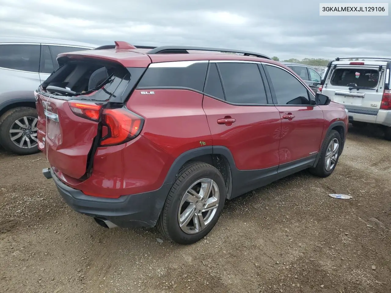 2018 GMC Terrain Sle VIN: 3GKALMEXXJL129106 Lot: 65169865