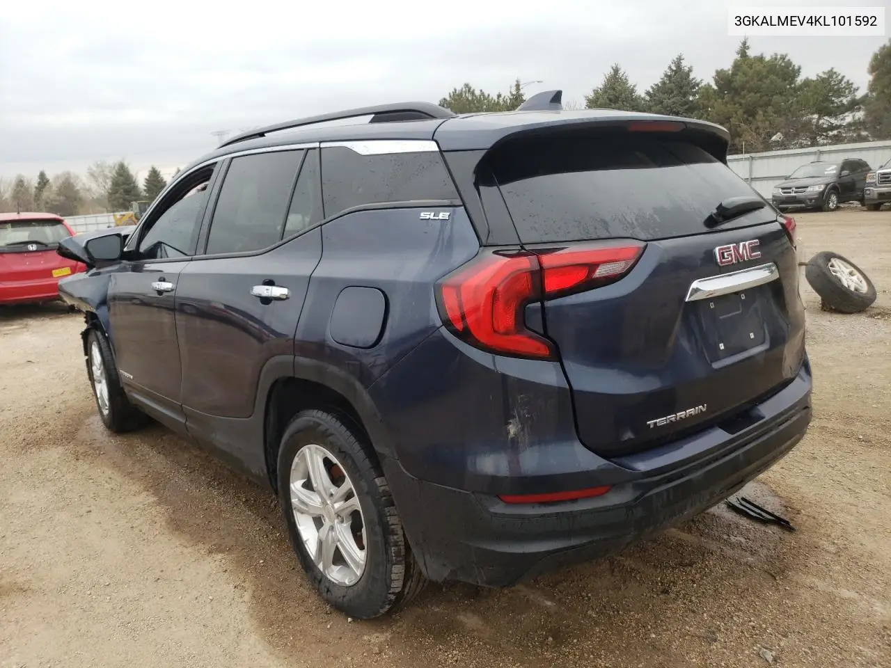 2019 GMC Terrain Sle VIN: 3GKALMEV4KL101592 Lot: 53242845