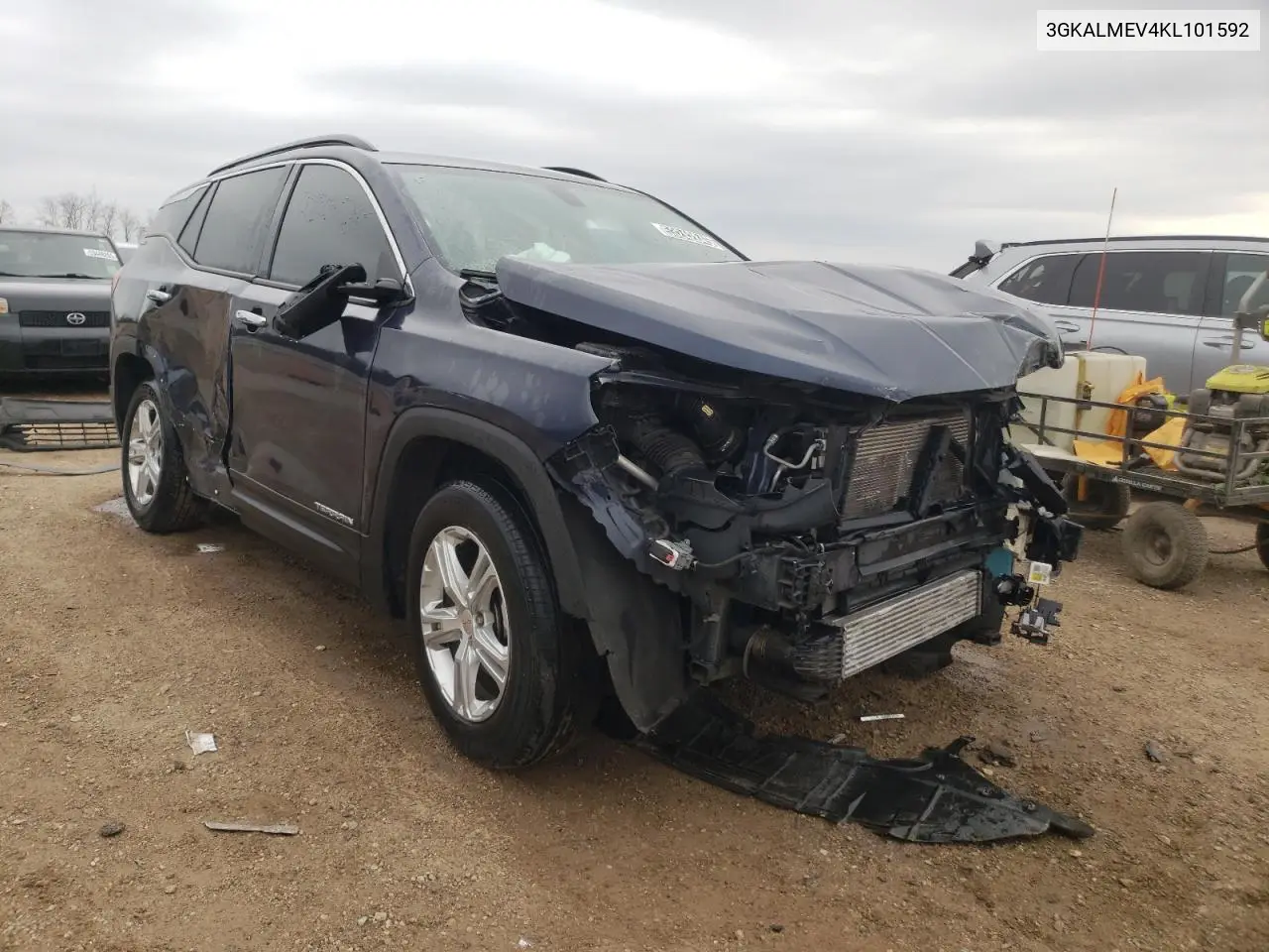2019 GMC Terrain Sle VIN: 3GKALMEV4KL101592 Lot: 53242845