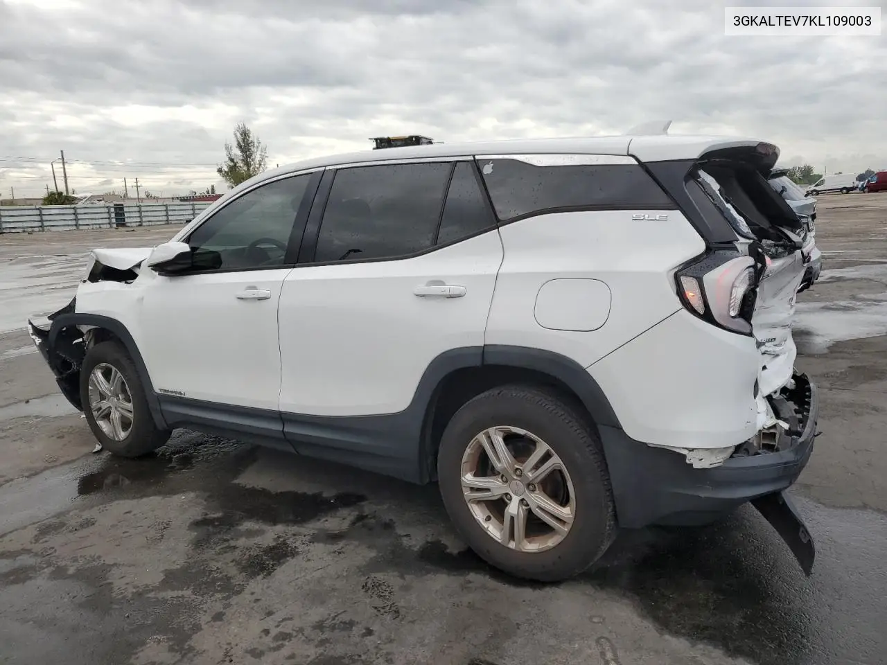 2019 GMC Terrain Sle VIN: 3GKALTEV7KL109003 Lot: 56851765