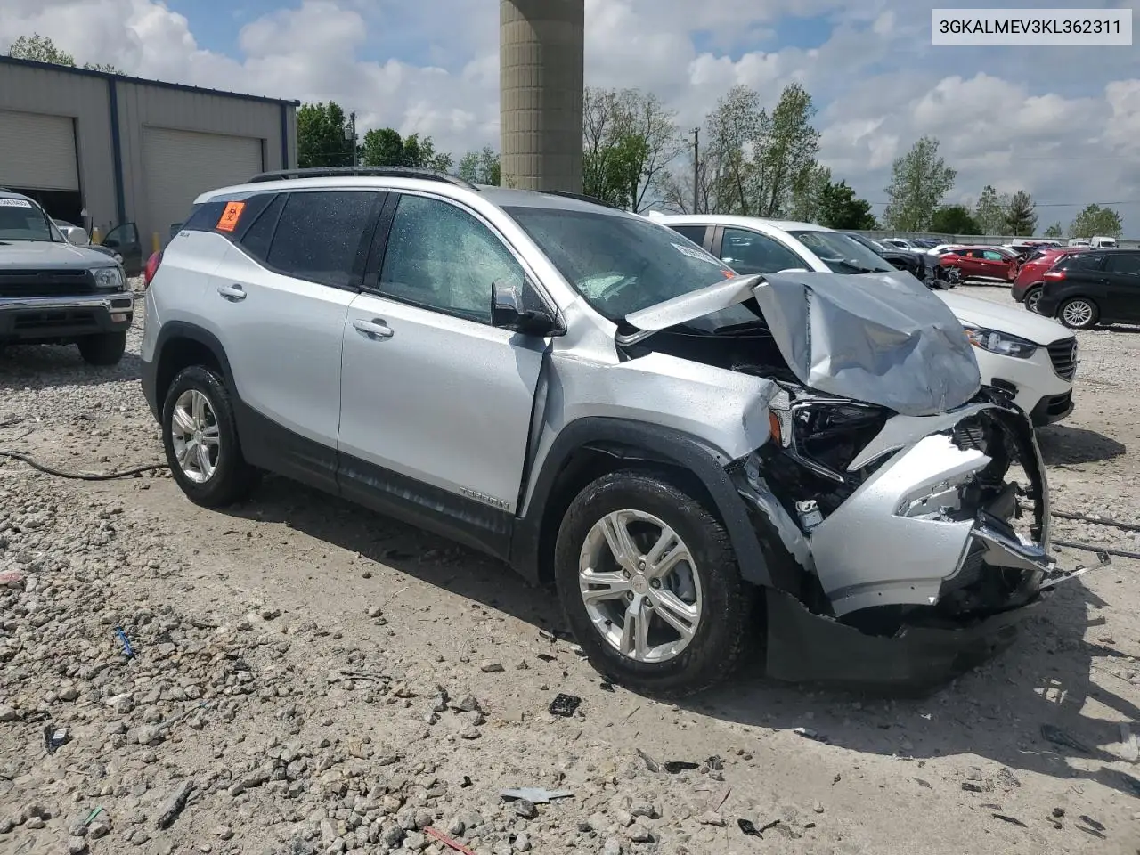 2019 GMC Terrain Sle VIN: 3GKALMEV3KL362311 Lot: 56964735