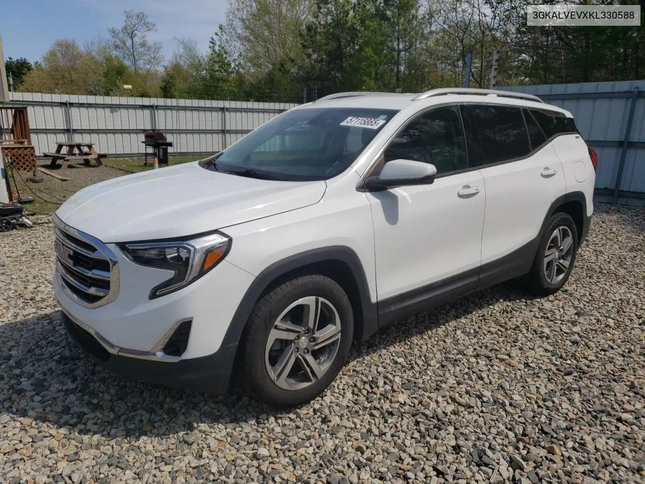 2019 GMC Terrain Slt VIN: 3GKALVEVXKL330588 Lot: 57115865