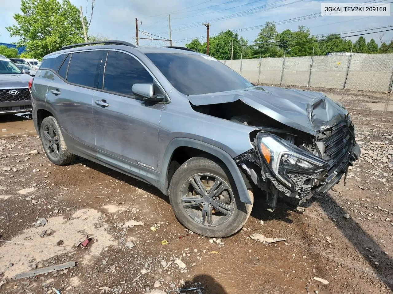 2019 GMC Terrain Sle VIN: 3GKALTEV2KL209168 Lot: 62295775