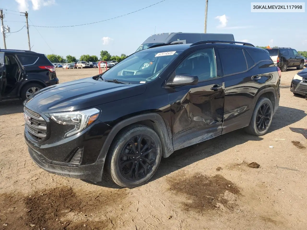 2019 GMC Terrain Sle VIN: 3GKALMEV2KL117998 Lot: 62919505