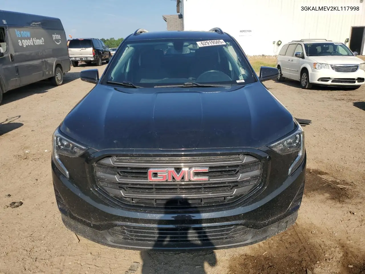 2019 GMC Terrain Sle VIN: 3GKALMEV2KL117998 Lot: 62919505