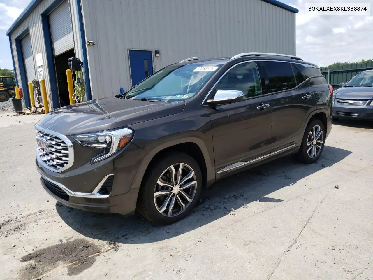 2019 GMC Terrain Denali VIN: 3GKALXEX8KL388874 Lot: 62950475