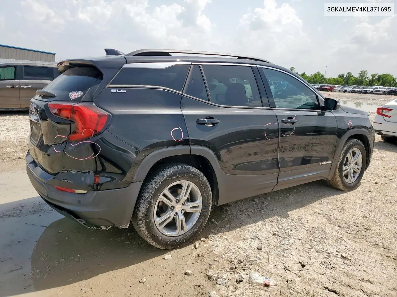 2019 GMC Terrain Sle VIN: 3GKALMEV4KL371695 Lot: 63413825