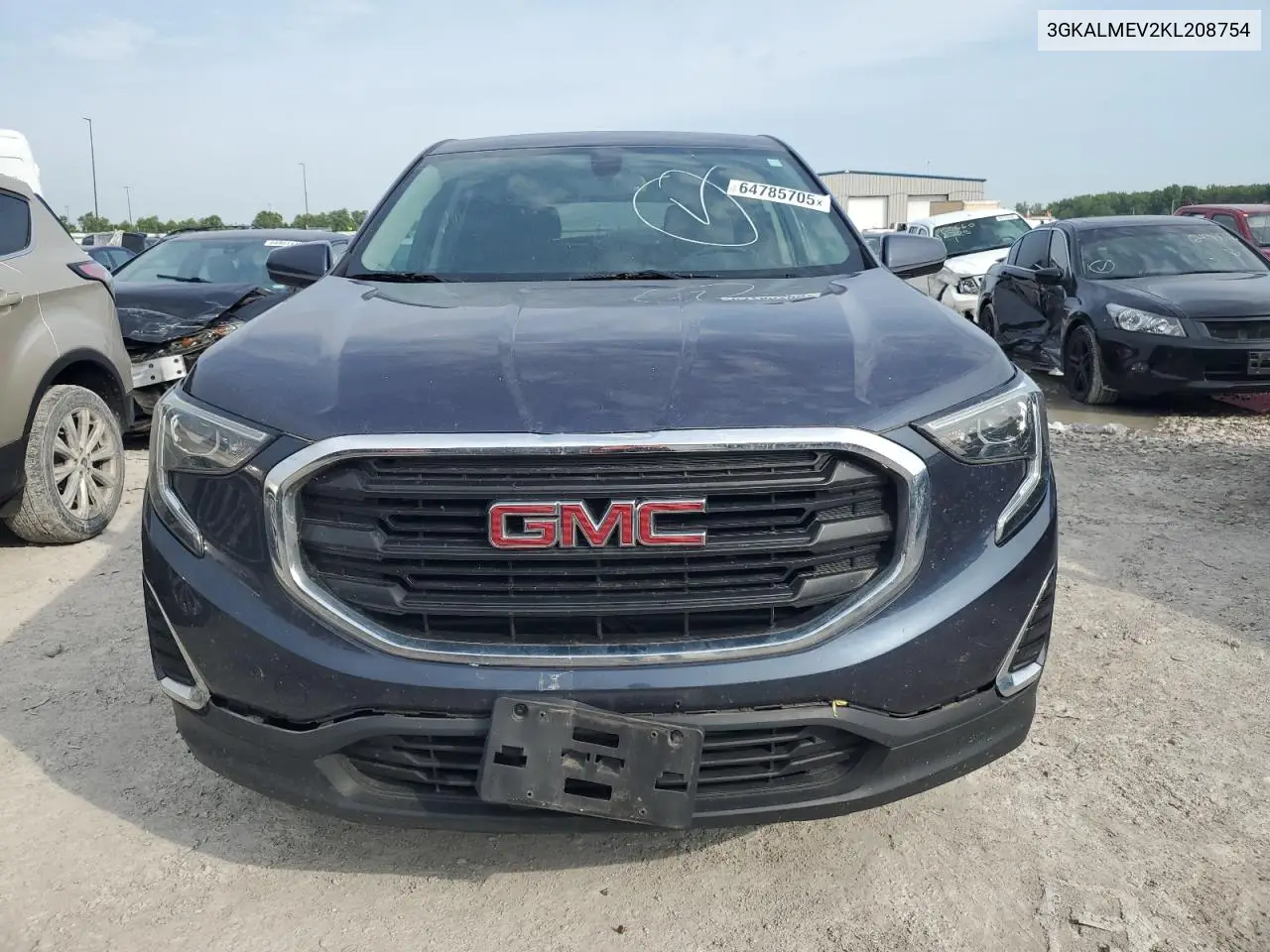2019 GMC Terrain Sle VIN: 3GKALMEV2KL208754 Lot: 64785705