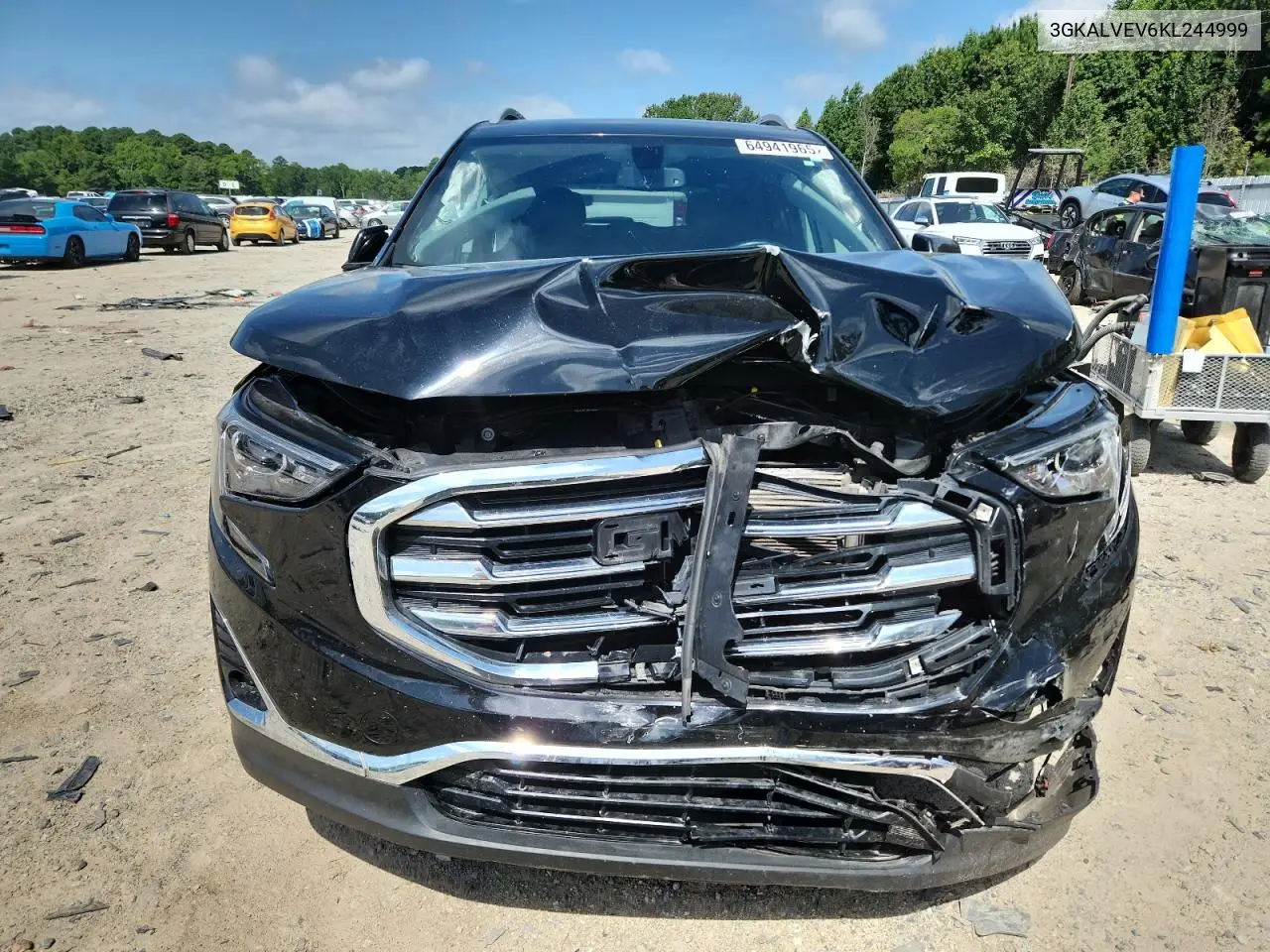 2019 GMC Terrain Slt VIN: 3GKALVEV6KL244999 Lot: 64941965