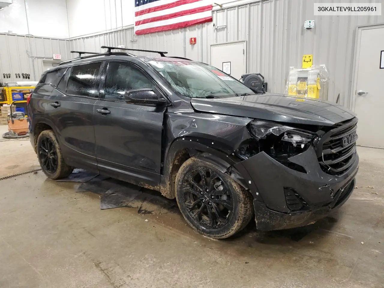 2020 GMC Terrain Sle VIN: 3GKALTEV9LL205961 Lot: 55972415