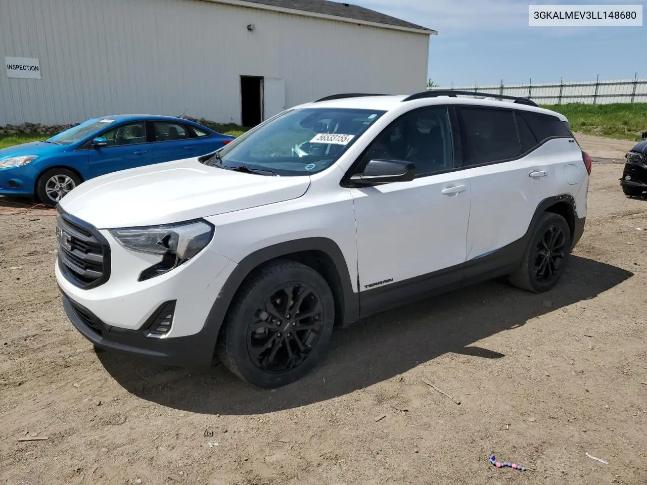 2020 GMC Terrain Sle VIN: 3GKALMEV3LL148680 Lot: 56533155