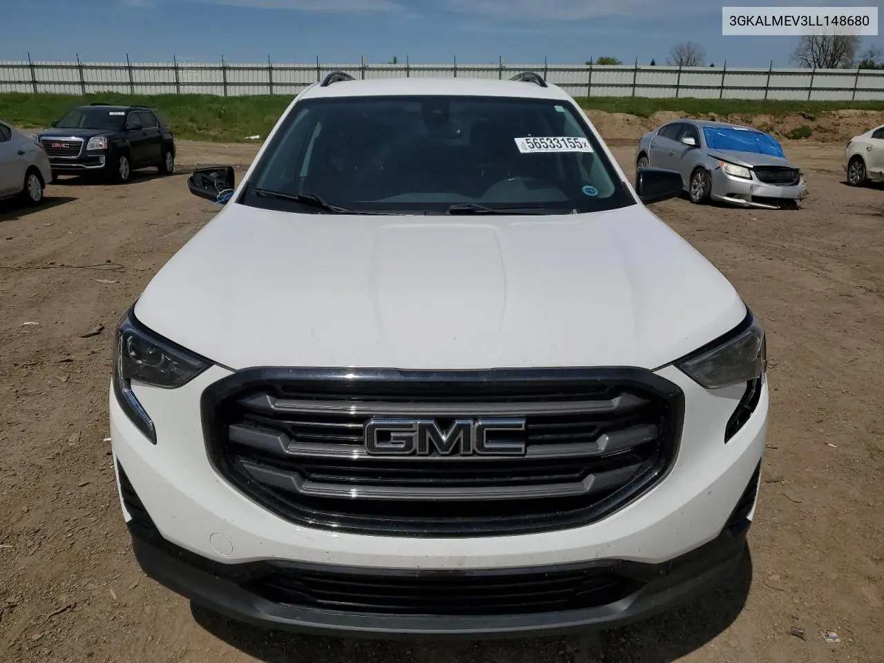 2020 GMC Terrain Sle VIN: 3GKALMEV3LL148680 Lot: 56533155