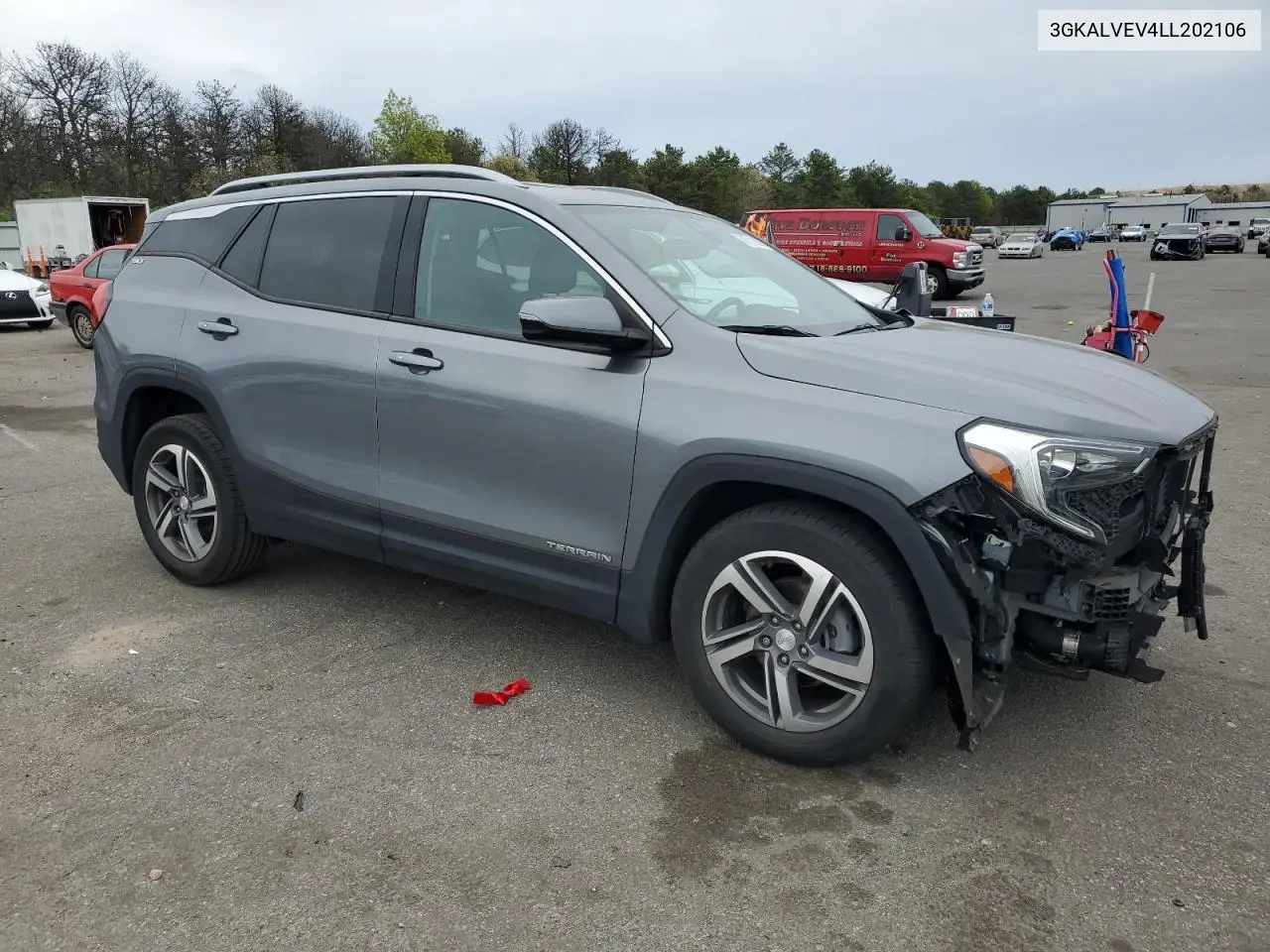 2020 GMC Terrain Slt VIN: 3GKALVEV4LL202106 Lot: 56701805