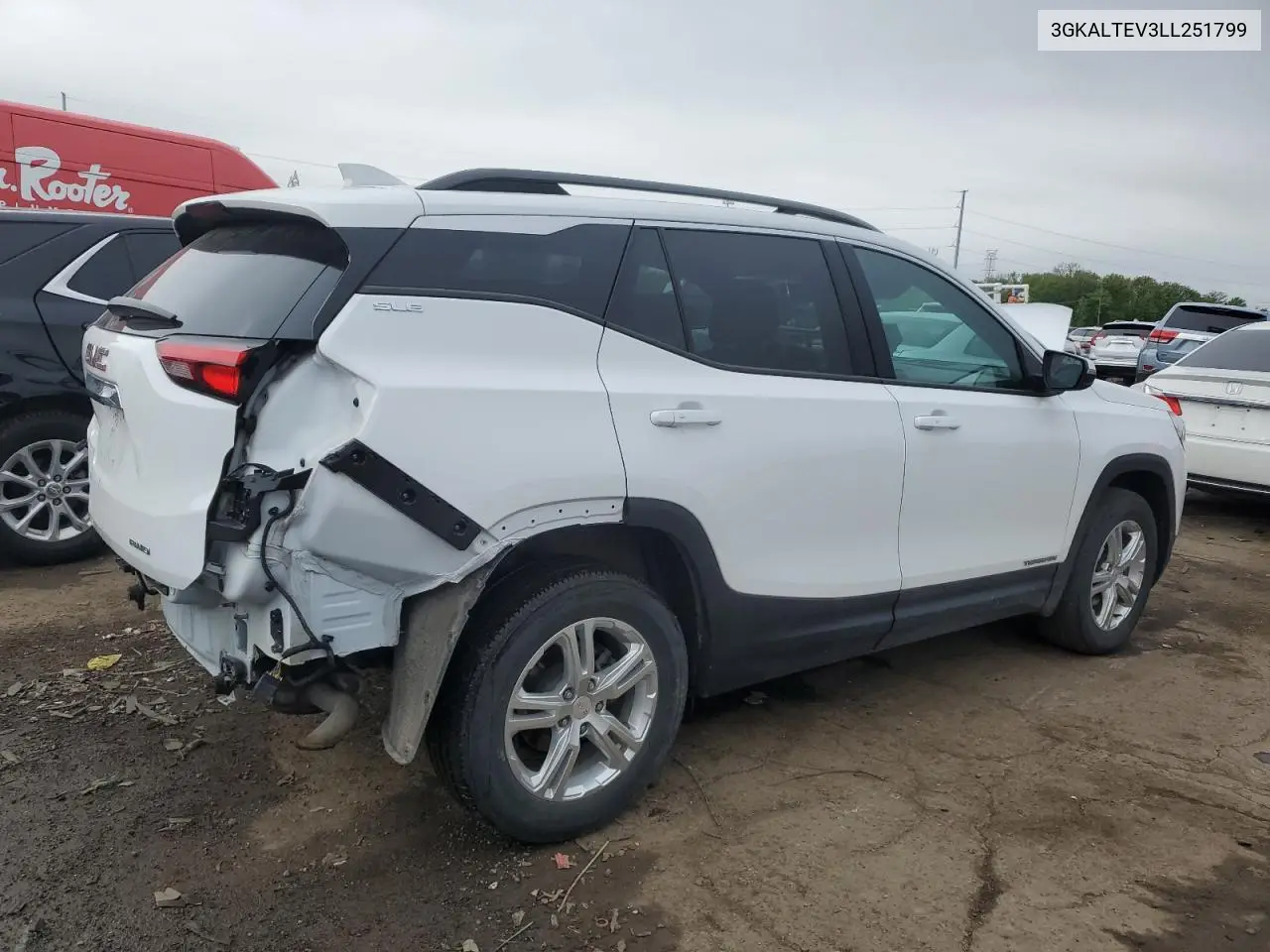 2020 GMC Terrain Sle VIN: 3GKALTEV3LL251799 Lot: 56753485