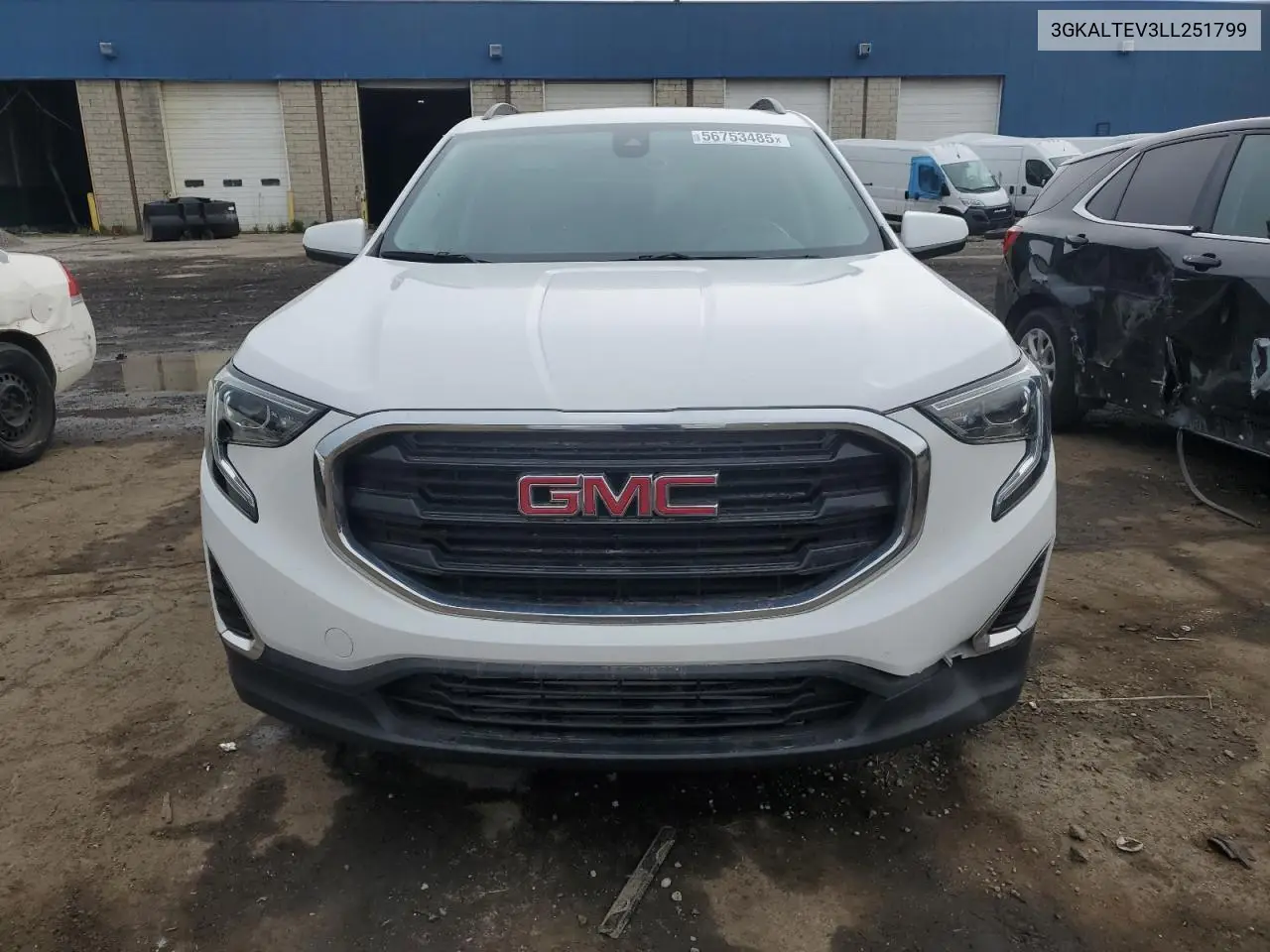 2020 GMC Terrain Sle VIN: 3GKALTEV3LL251799 Lot: 56753485
