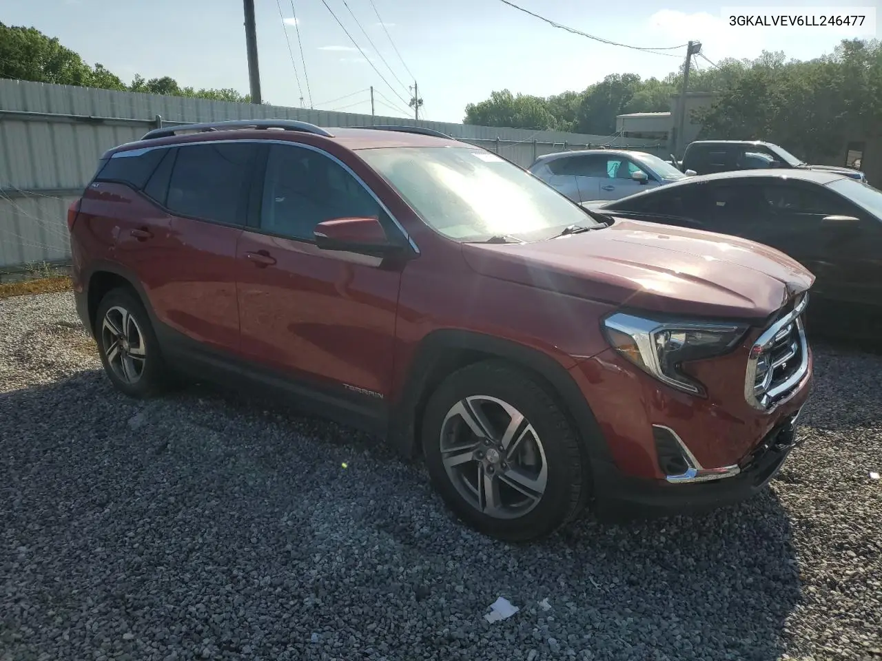 2020 GMC Terrain Slt VIN: 3GKALVEV6LL246477 Lot: 57097355