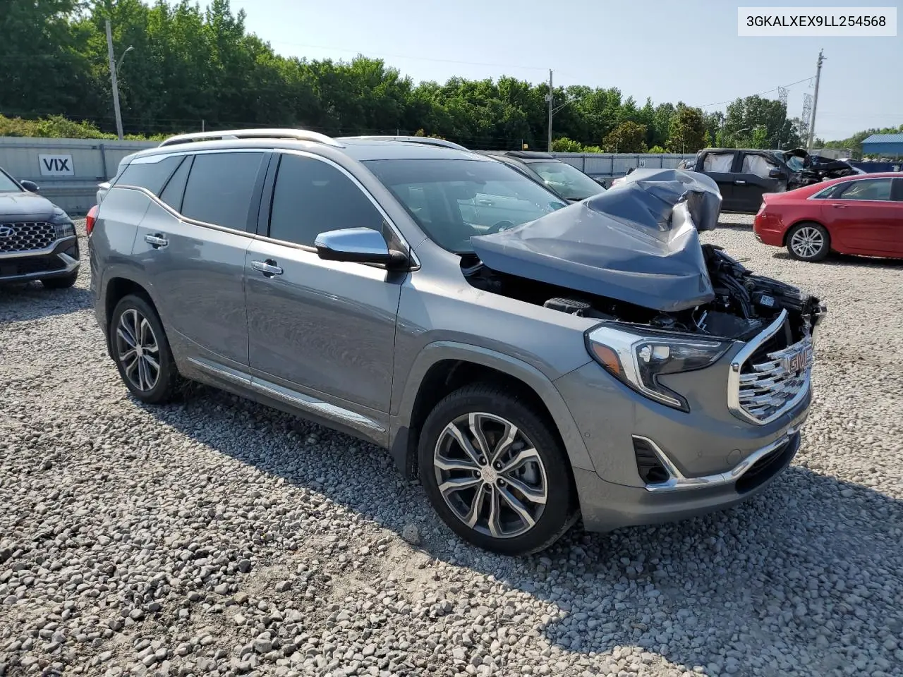 2020 GMC Terrain Denali VIN: 3GKALXEX9LL254568 Lot: 58509435