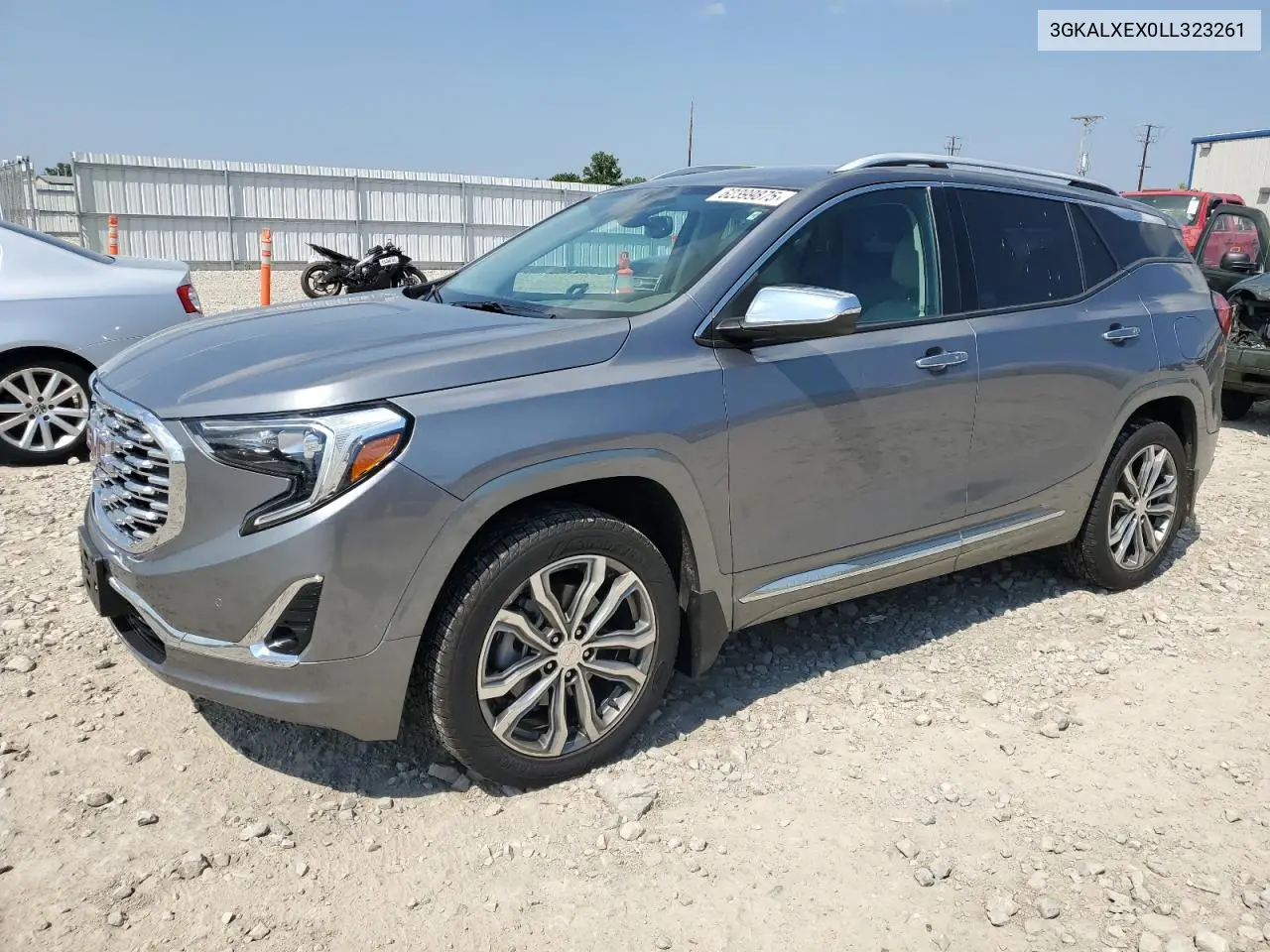 2020 GMC Terrain Denali VIN: 3GKALXEX0LL323261 Lot: 62399875