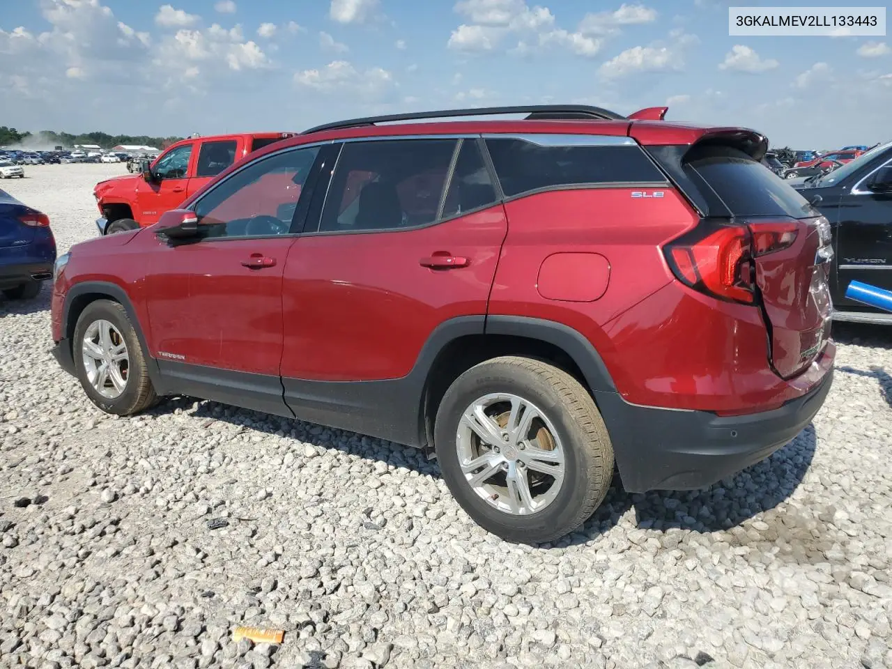 2020 GMC Terrain Sle VIN: 3GKALMEV2LL133443 Lot: 62584195