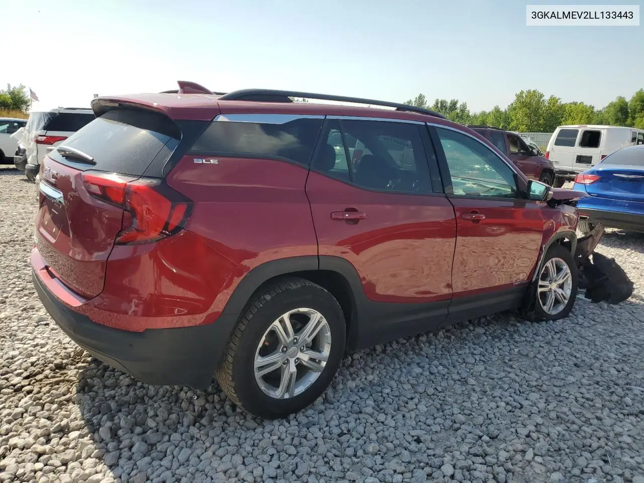 2020 GMC Terrain Sle VIN: 3GKALMEV2LL133443 Lot: 62584195