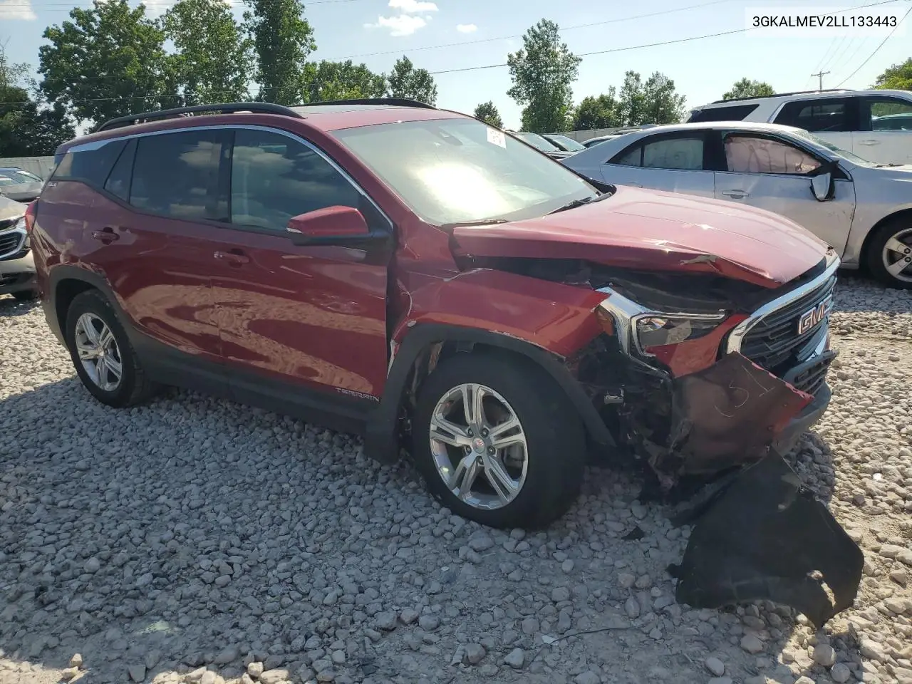 2020 GMC Terrain Sle VIN: 3GKALMEV2LL133443 Lot: 62584195