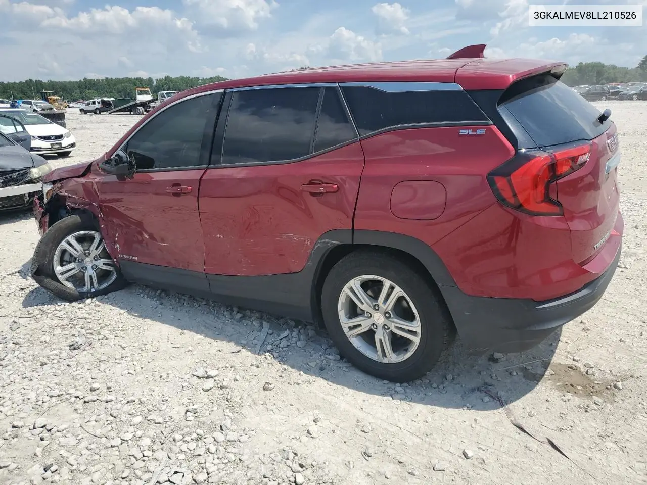 2020 GMC Terrain Sle VIN: 3GKALMEV8LL210526 Lot: 62714115