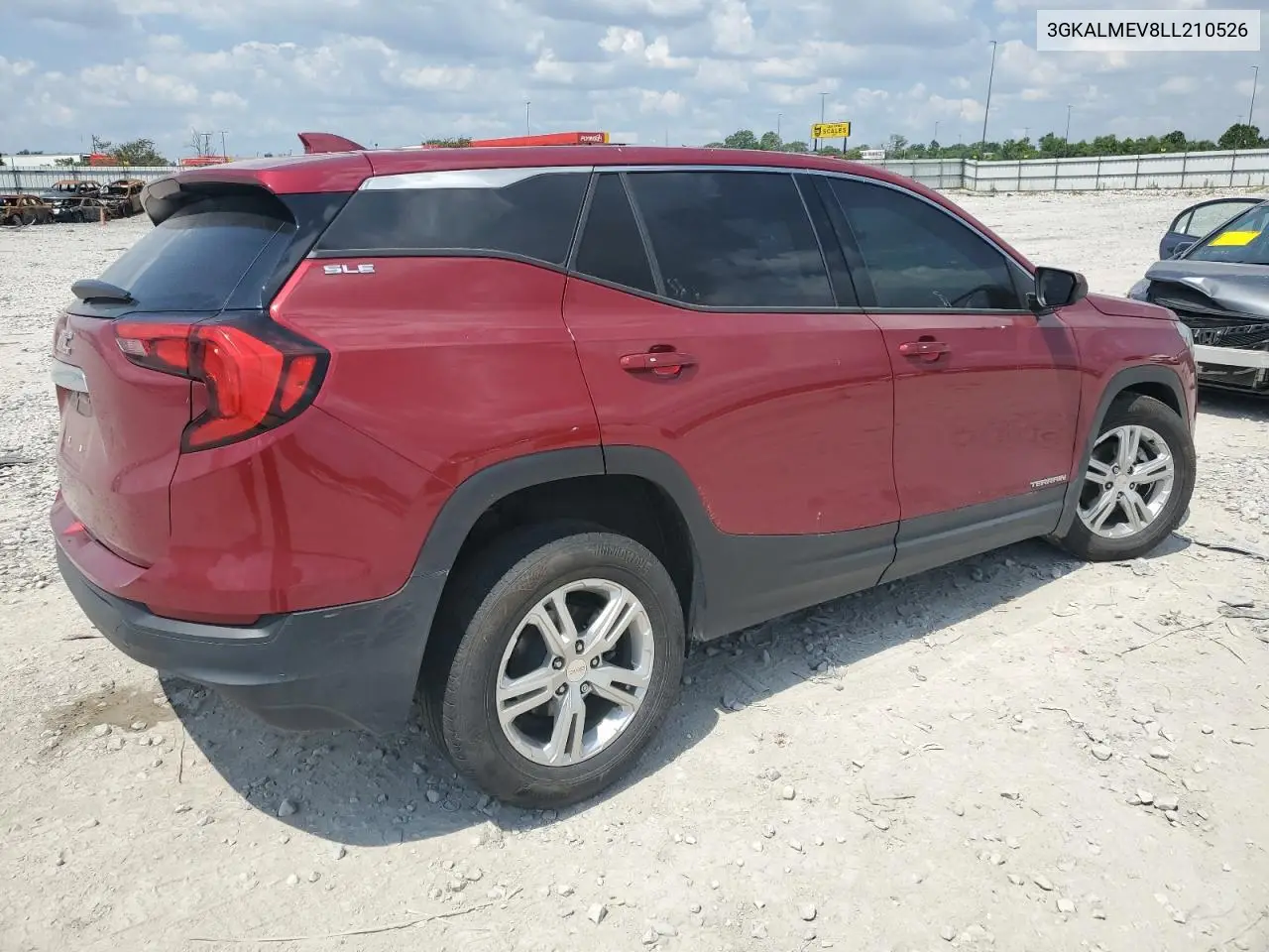 2020 GMC Terrain Sle VIN: 3GKALMEV8LL210526 Lot: 62714115