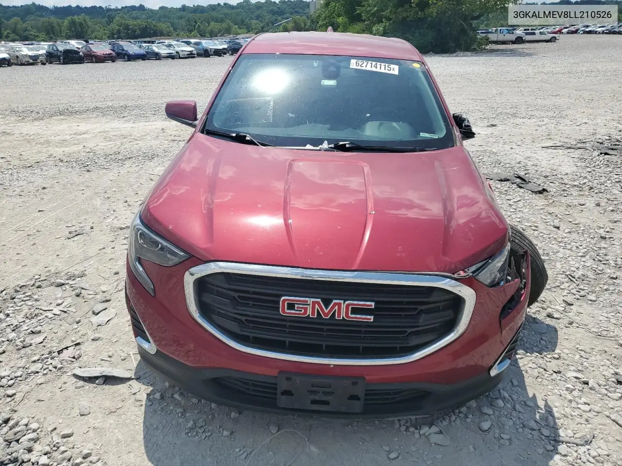 2020 GMC Terrain Sle VIN: 3GKALMEV8LL210526 Lot: 62714115