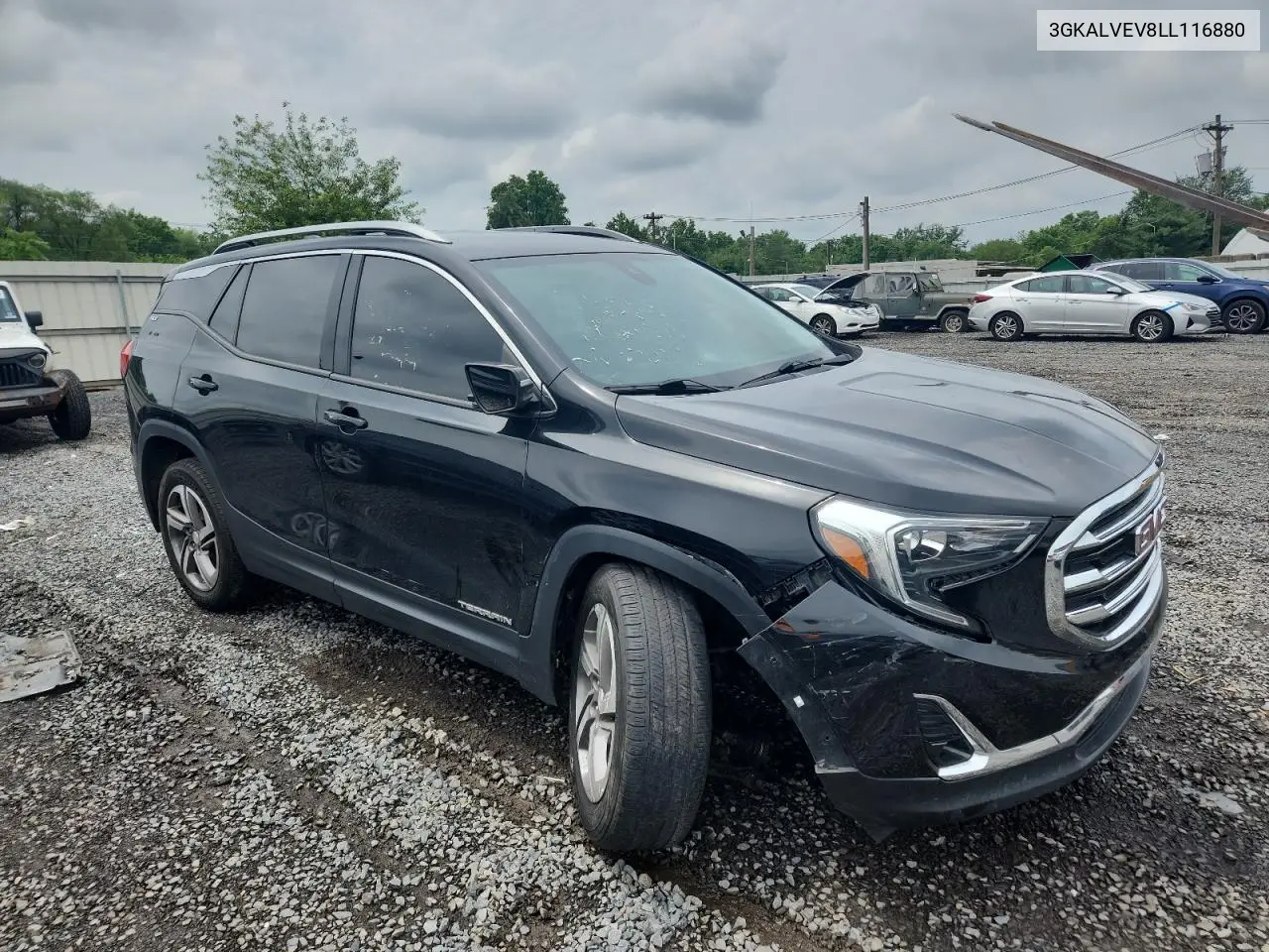 2020 GMC Terrain Slt VIN: 3GKALVEV8LL116880 Lot: 63031925