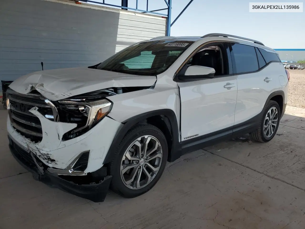 2020 GMC Terrain Slt VIN: 3GKALPEX2LL135986 Lot: 63119895