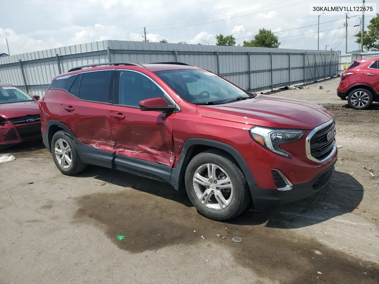 2020 GMC Terrain Sle VIN: 3GKALMEV1LL122675 Lot: 64559115